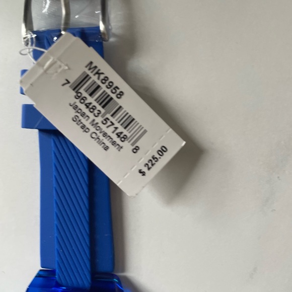 Michael Kors Lennox blue-tone silicone watch - Picture 2 of 4